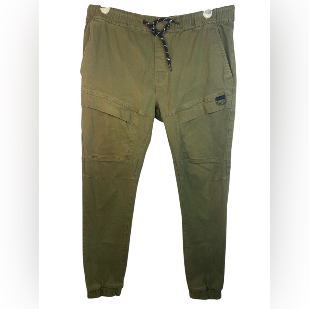 WT 02 Olive Green Casual Jogger Pants Women’s Medium